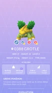 Grotle Pokédex entry
