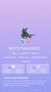 Salandit Pokedex.png (782 KB) Salandit Pokédex entry