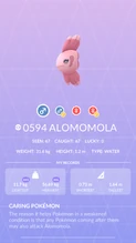 Alomomola Pokédex entry
