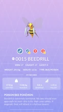 Beedrill Pokédex entry