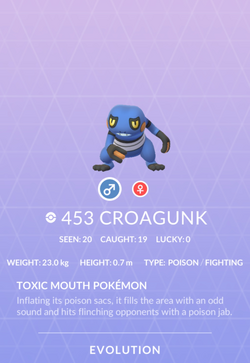 Can Croagunk Be Shiny in 'Pokémon GO'?
