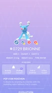 Brionne Pokédex entry