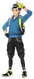 Blue Pose