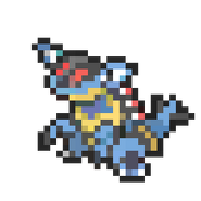 Armaldo 8-bit sprite