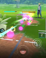 Magical Leaf used in a Trainer Battle