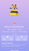 Vespiquen Pokédex entry
