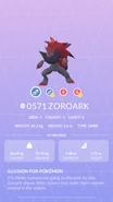 Zoroark Pokédex entry