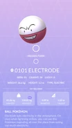 Electrode Pokédex entry