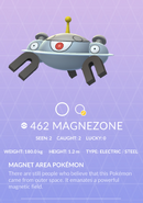 Magnezone Pokédex entry