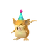 Raticate female party