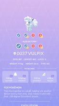 Alolan Vulpix Pokédex entry