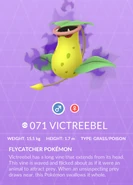 Victreebel Shadow Pokédex entry