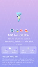 Horsea Pokédex entry