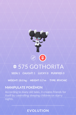 Pokemon 575 Gothorita Pokedex: Evolution, Moves, Location, Stats