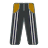 Pants F Grey Stripe Yellow