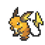 Raichu 8-bit sprite