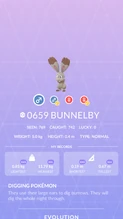 Bunnelby Pokédex entry