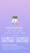 Spewpa Pokédex entry
