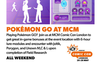 Evento local MCM Comic Con: Londres 2023 en Pokémon GO