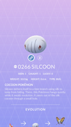 Silcoon Pokédex entry