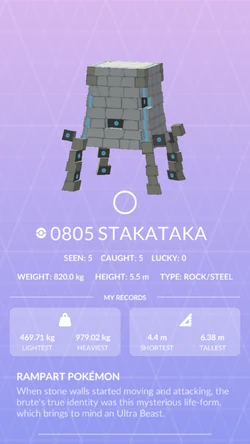 Shiny Stakataka & Blacephalon Debut In Pokémon GO This April