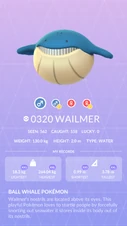 Wailmer Pokédex entry