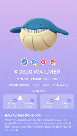 pokemon wailord evolution chart