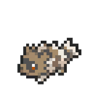 Zigzagoon 8-bit sprite