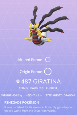 Giratina Origin Forme, The Legendary Pokemon Has Arrived in