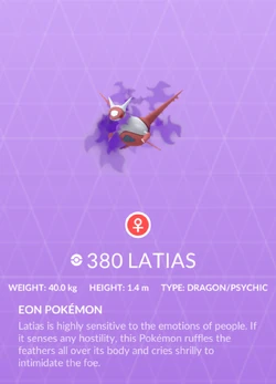 Pokémon GO - Mew / Latios and Latias - T-Shirts added to the in-game Shop 
