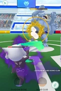 Bone Club used in a Gym Battle
