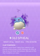 Spheal Shadow Pokédex entry