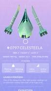 Celesteela Pokédex entry