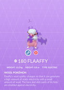 Flaaffy - #180 -  Pokédex