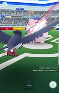 Aerial Ace used in a Gym Battle