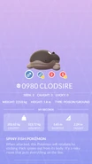 Clodsire Pokédex entry
