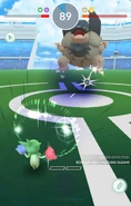Dazzling Gleam used in a Gym Battle