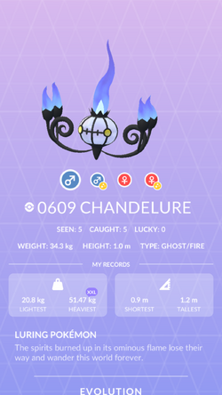 Chandelure Pokédex: stats, moves, evolution & locations