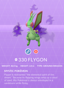 Flygon, Pokémon GO Wiki