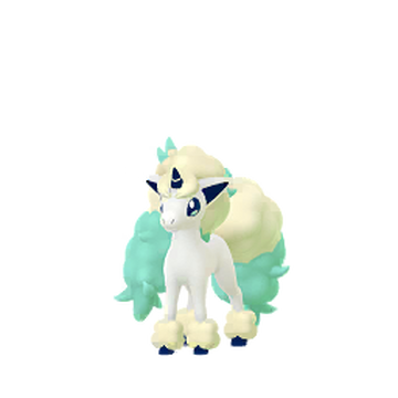 Mavin  Pokemon Shiny Ponyta Galarian Wearing Special Meloetta