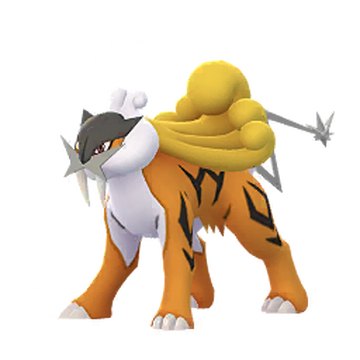 Raikou from Johto Region Legendary Pokemon. Registered trade or wait until  become Ultra friend for trade. ~ NOT SHINY.