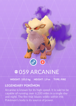 Arcanine - Pokédex