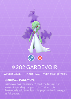 Shadow Gardevoir  Pokemon GO Wiki - GamePress