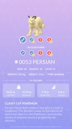 Persian Pokédex entry