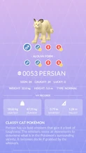 Persian Pokédex entry