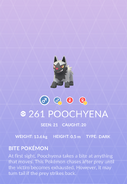 Poochyena Pokédex entry