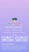 Quilava Pokédex entry