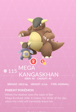 Kangaskhan, Pokémon GO Wiki