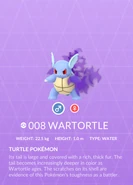 Wartortle Shadow Pokédex entry