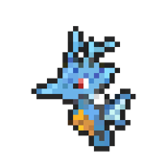 Kingdra 8-bit sprite